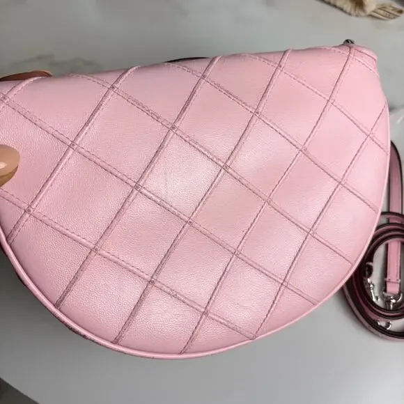 Tory Burch mini Fleming Soft Grain Crescent shoulder bag - Picture 7 of 16